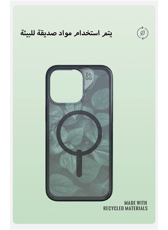 Apple iPhone 15 Pro Case , Milan Snap Leaf- Durable Graphene Phone Case with Anti-Yellowing, Scratch Resistance, and Wireless Charging