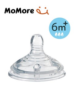 أم أكثر عبوة من 3 حلمات رضاعة طبيعية لعمر 6 أشهر فما فوق، لزجاجة Tommee Tippee  - Image 2