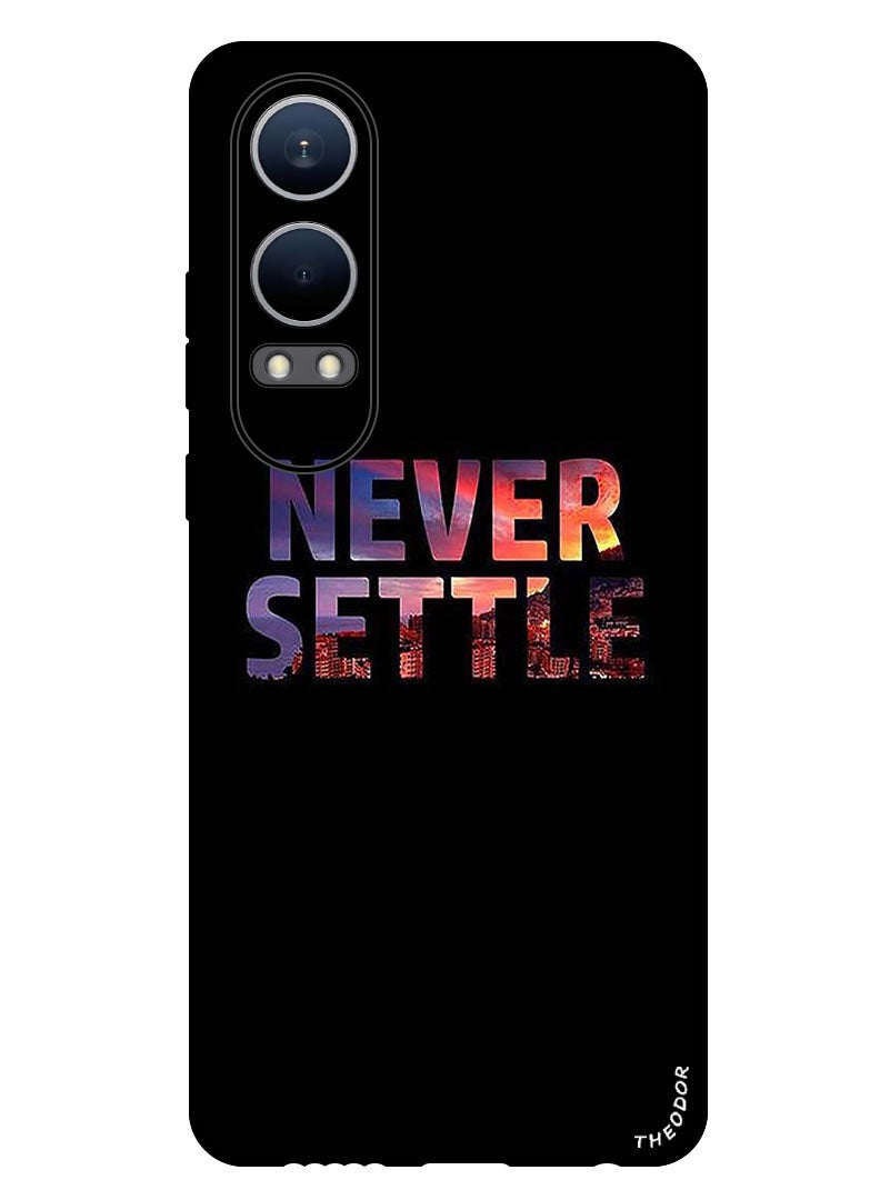Theodor Protective Case Anti Scratch Shock Proof Bumper Cover For OnePlus Nord CE4 Lite Never Settle - Image 1