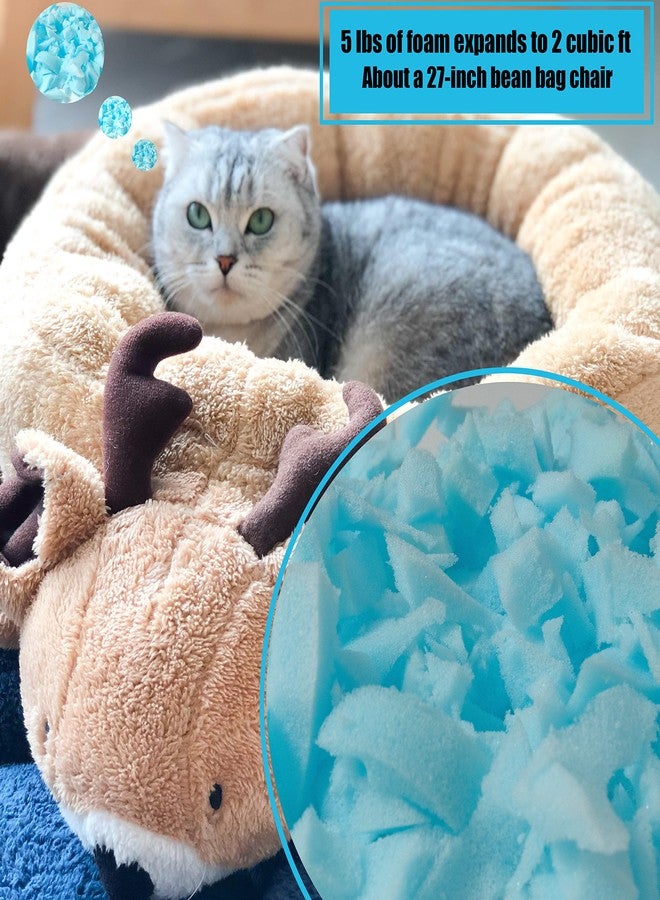 BOXIN 5 lbs Shredded Memory Foam Filling for Bean Bag Filler, Soft and Convenient Pillow Stuffing Foam for Couch Cushion, Dog Bed, Chair, Arts & Crafts, Added Gel Particles - Image 5