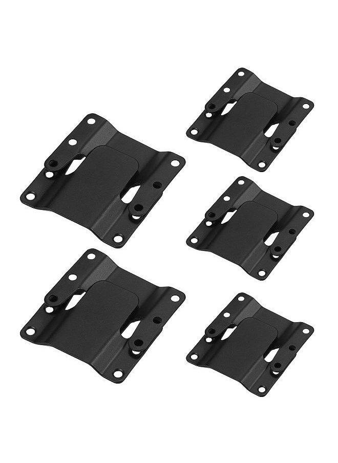Generic - 10Pcs Sectional Couch Connectors, Universal Sectional Sofa Interlocking, Easy to Install Couch Clips for Sectionals Sturdy Furniture Connectors Sofa Connector Bracket with Screw - Image 1