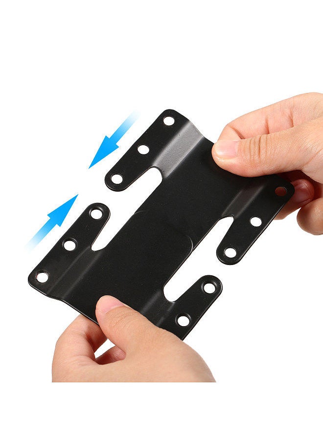 Generic - 10Pcs Sectional Couch Connectors, Universal Sectional Sofa Interlocking, Easy to Install Couch Clips for Sectionals Sturdy Furniture Connectors Sofa Connector Bracket with Screw - Image 1