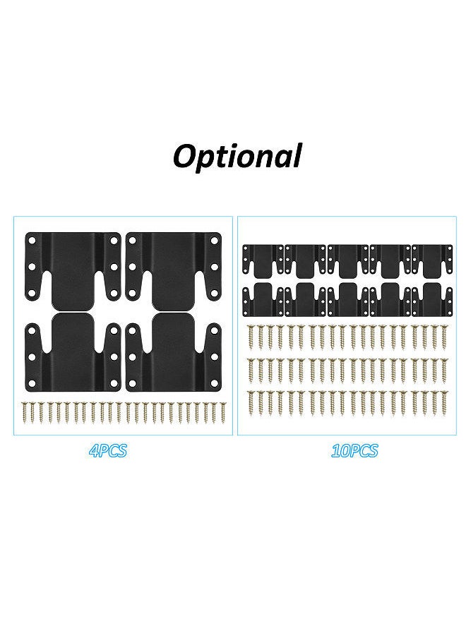 Generic - 10Pcs Sectional Couch Connectors, Universal Sectional Sofa Interlocking, Easy to Install Couch Clips for Sectionals Sturdy Furniture Connectors Sofa Connector Bracket with Screw - Image 1