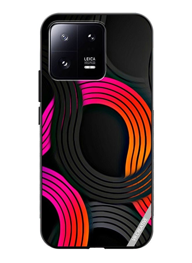 VR CREATIVE Protective Case Cover For Xiaomi 13 Flower Design Multicolour - Image 1