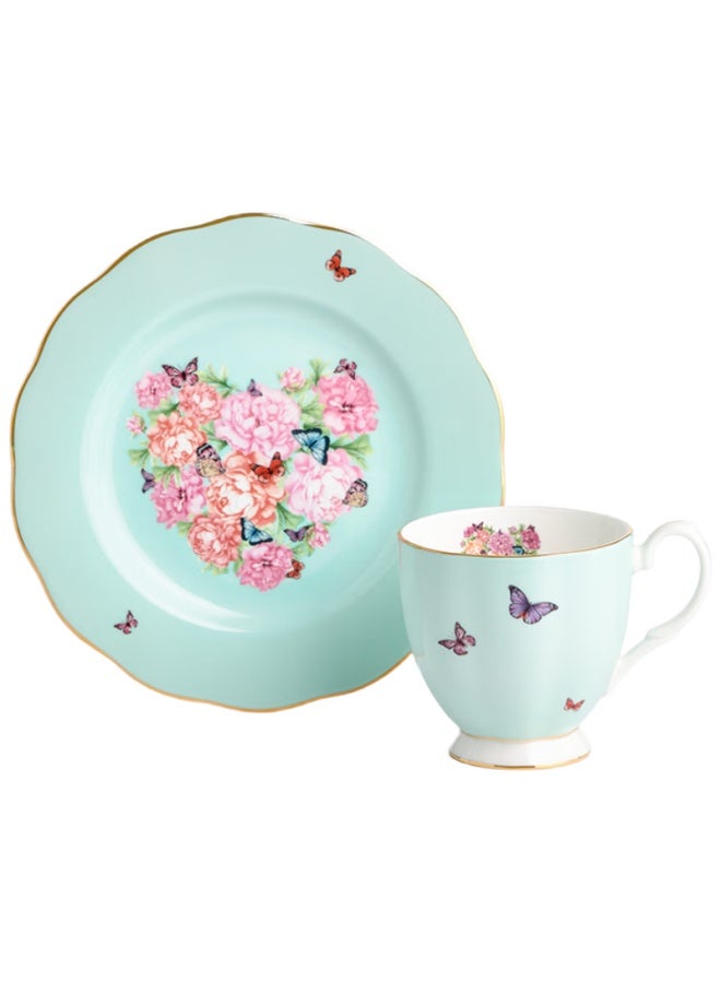Royal Albert Miranda Collaboration Bone China Mug And Snack Plate Two-piece Set - Image 4