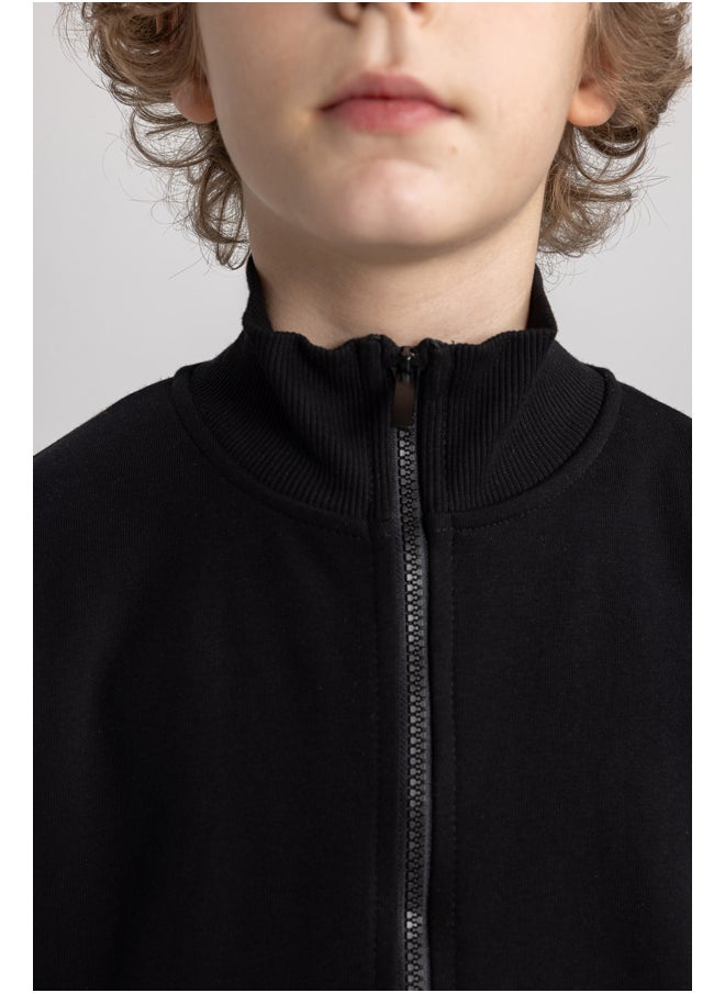 DeFacto Boy Regular Fit High Neck Long Sleeve Knitted Set -2 Pieces  - Image 3