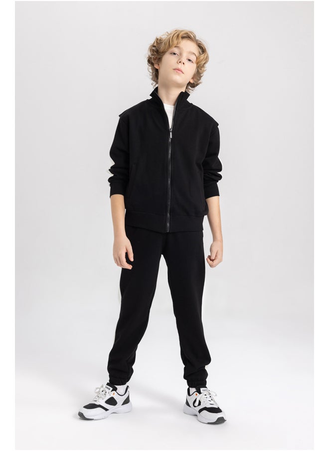 DeFacto Boy Regular Fit High Neck Long Sleeve Knitted Set -2 Pieces  - Image 4