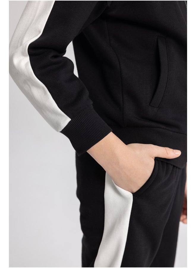 DeFacto Boy Regular Fit High Neck Long Sleeve Knitted Set -2 Pieces  - Image 2
