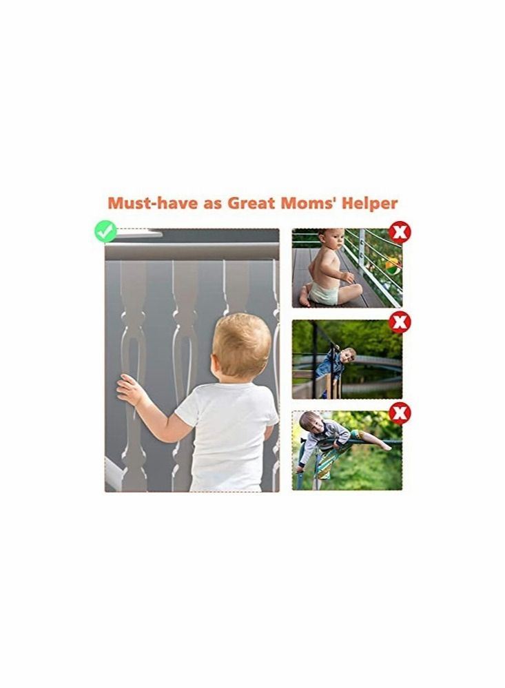 Excefore Child/Pet Safety Net,Durable Banister Guards for Kids Safety - Image 3