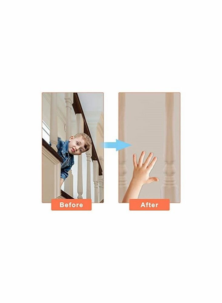 Excefore Child/Pet Safety Net,Durable Banister Guards for Kids Safety - Image 2