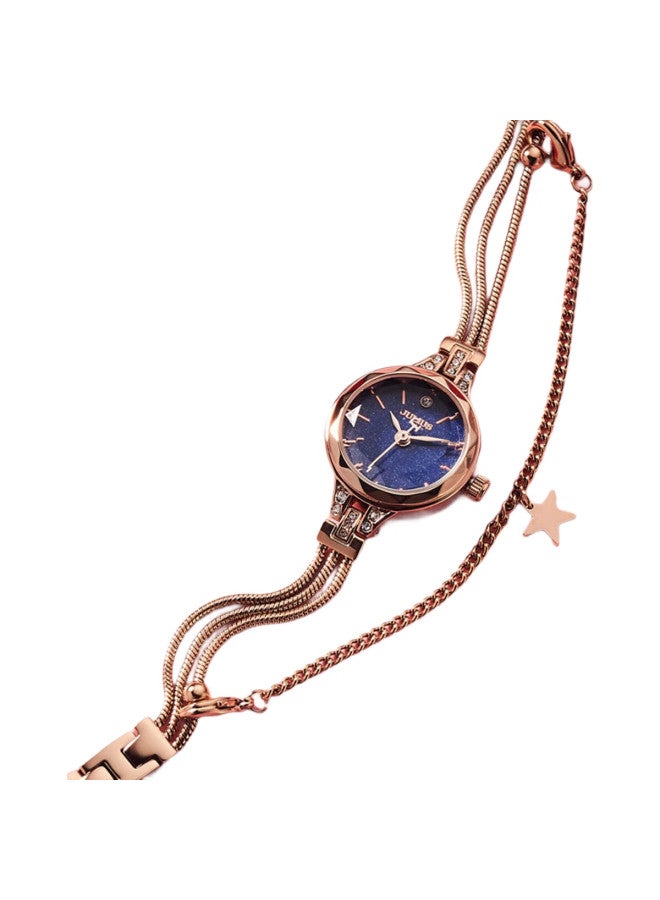 Julius Women'S Fashion Round Bracelet Quartz Waterproof Ladies Watch - Image 2