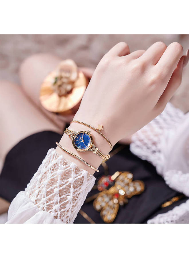 Julius Women's Fashion Round Bracelet Quartz Waterproof Ladies Watch - Image 1