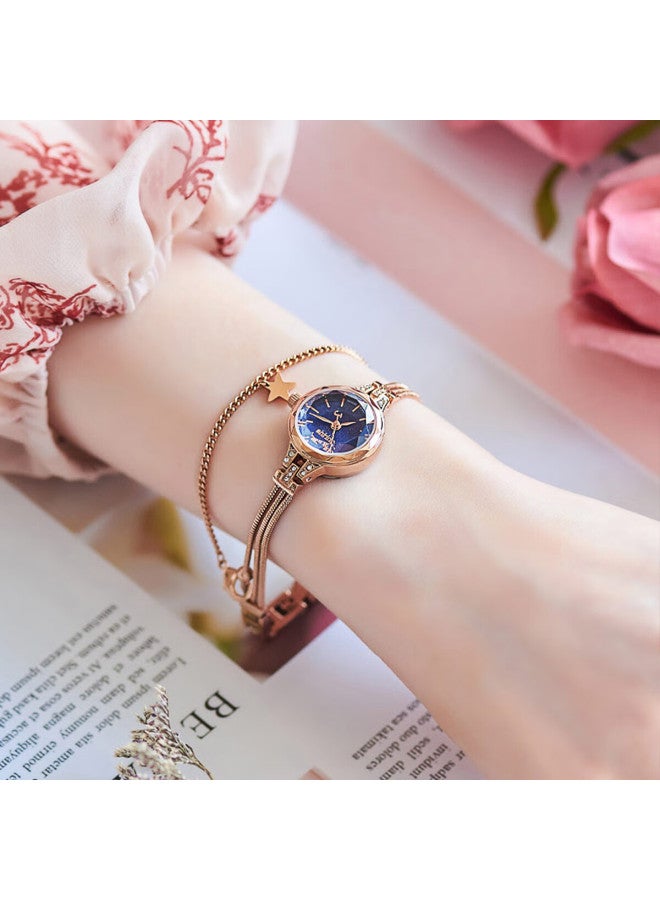 Julius Women's Fashion Round Bracelet Quartz Waterproof Ladies Watch - Image 5