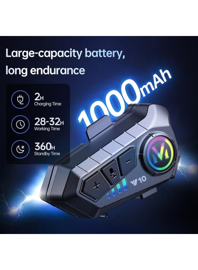 يلا جوي دراجة نارية سماعة رأس بلوتوث مكبر صوت مزلاج سماعة أذن مقاومة للماء بلوتوث خوذة سماعة رأس مع إلغاء الضوضاء سماعات رأس لاسلكية فائقة النحافة بلوتوث لجميع الخوذ - Image 3