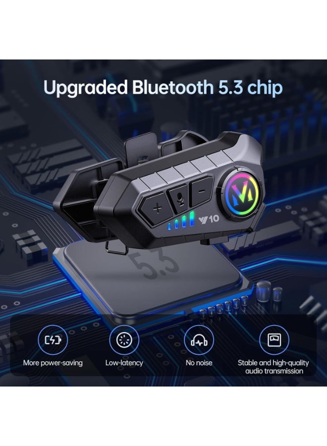 يلا جوي دراجة نارية سماعة رأس بلوتوث مكبر صوت مزلاج سماعة أذن مقاومة للماء بلوتوث خوذة سماعة رأس مع إلغاء الضوضاء سماعات رأس لاسلكية فائقة النحافة بلوتوث لجميع الخوذ - Image 5