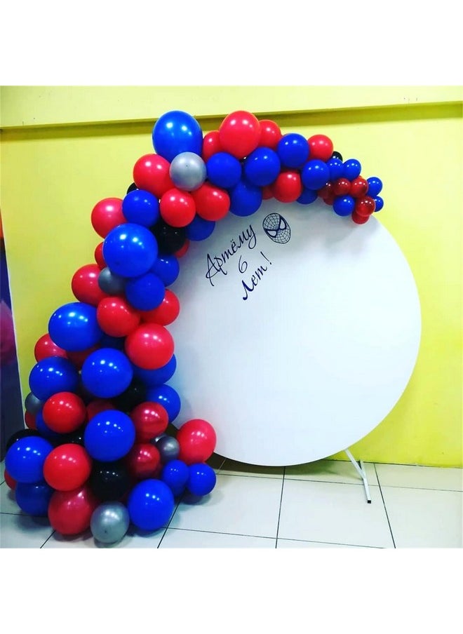 Togvu - Red Blue Black Balloon Arch Garland Kit 101 Pcs Matte Red Black And Royal Blue Latex Balloon Garland Kit For Super Spider Hero Party Boys Kids Birthday Baby Shower Graduation Party Decorations - Image 1