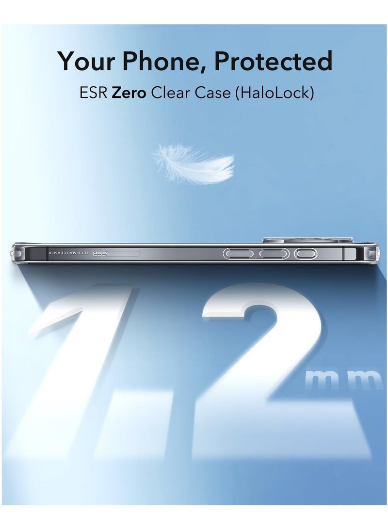 MUNTAQI iPhone 16 Pro Max Case – MagSafe Compatible, Shockproof Thin Cover with Camera Protection, Resists Yellowing and Scratches – Clear - Image 2