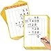 Laffunz 12 Packs Long Division Multiplication Flash Cards Math Manipulative Dry Erase Board Math Games Chart for 2nd 3rd 4th Grade Classroom Must Haves Homeschool Supplies Teacher Essentials - Image 2