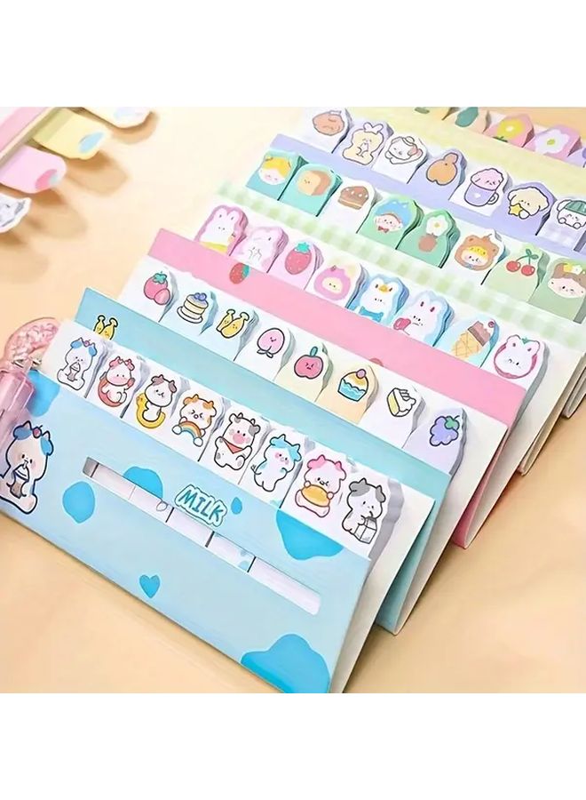 Cute Bear Creative Lined Sticky Notes 120 Sheets One Book - Image 4