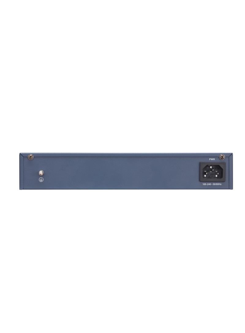 هيك فيجن DS-3E0516-E(B) مفتاح إيثرنت غير مُدار بـ 16 منفذ جيجابت – بدون مروحة، سعة تبديل 32 جيجابت في الثانية، جدول عناوين MAC بسعة 8K، تخزين وإعادة توجيه، MDI/MDIX تلقائي، تصميم معدني صامت، توصيل وتشغيل لمراقبة الشبكات ومكاتب العمل | DS-3E0516-E(B) - Image 2