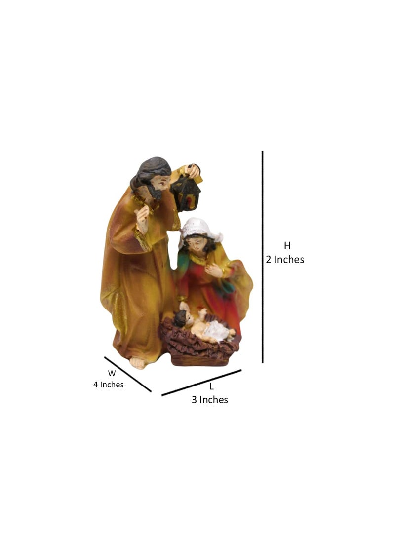 Wonderland Wonderland Birth of Christ Scene Theme Related Figures, Christmas Decoration, Home Decoration  - Image 3