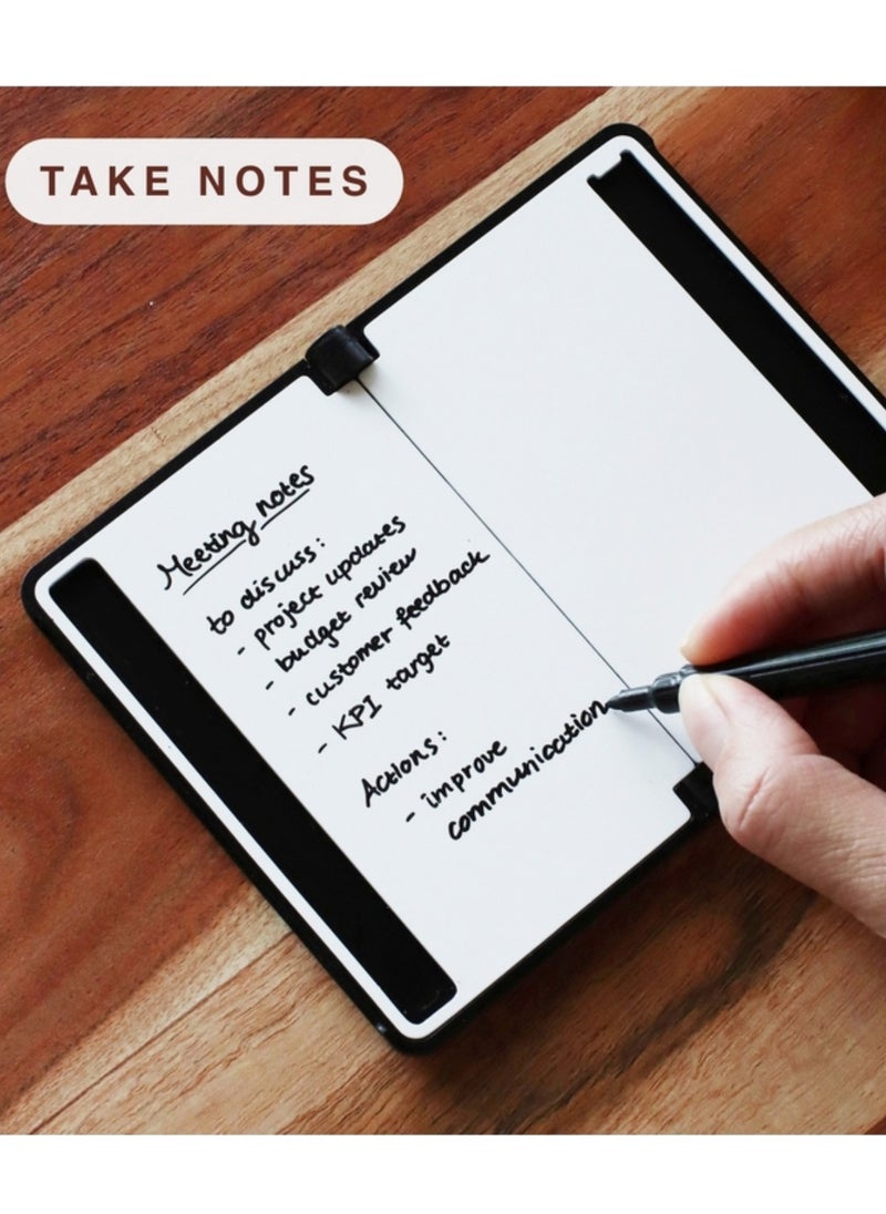New Things Lab Memo RFID-Blocking Whiteboard Wallet – Slate Gray | Slim, Durable, and Innovative Everyday Carry