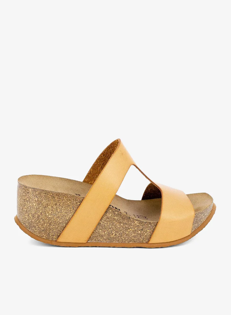 Hecate Strappy Mid Heel Wedges