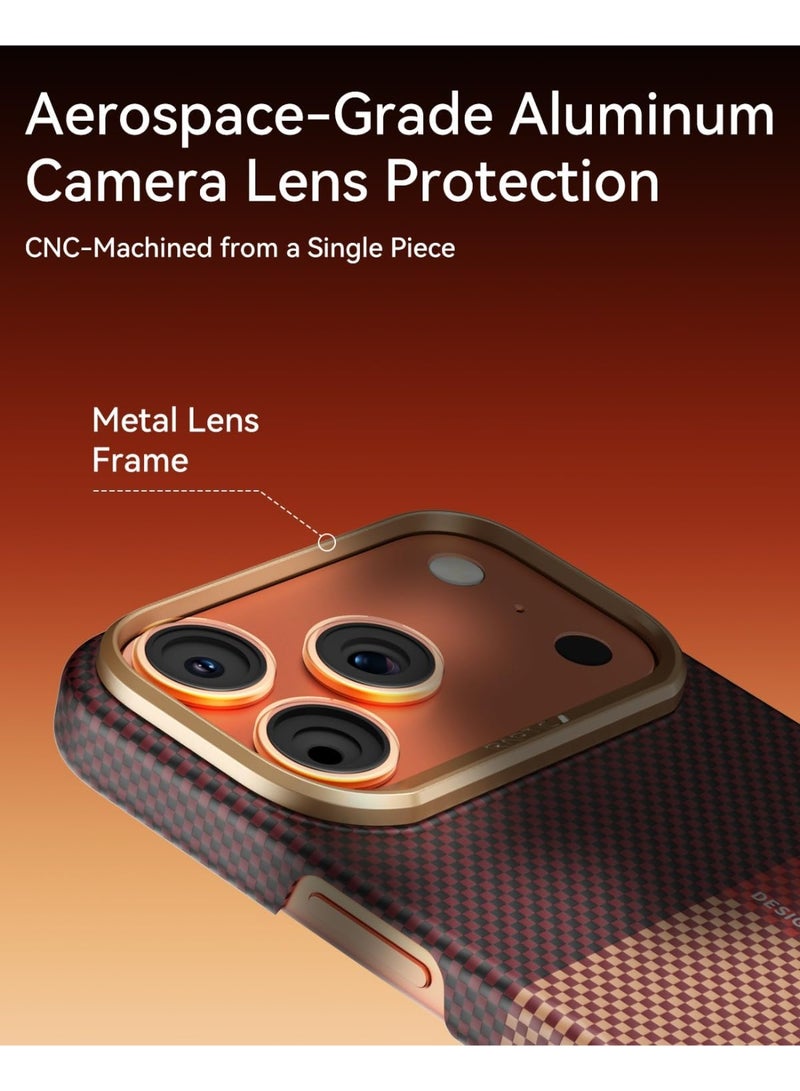 RAPTIC Aramid Skin for iPhone 17 PRO Case [MagSafe] Ultra Slim 1500D Aramid Fiber cover - Sky - Image 5