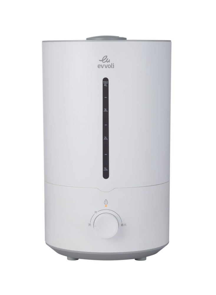evvoli 4 Liters Quiet 360° Mist Humidifier with Auto Shut-Off EVHD-40W White - Image 1