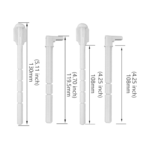 Lychee Light Toilet Push Rod Set Compatible with Geberit Sigma01, 20 & 30, 241.874.00.1 - Replacement Wall-Mounted Tank Actuator Flush Handle - Image 4