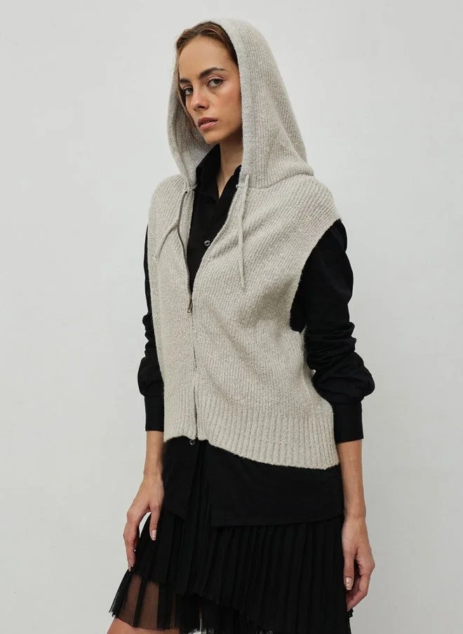 STREET 9 سترة نسائية بغطاء رأس