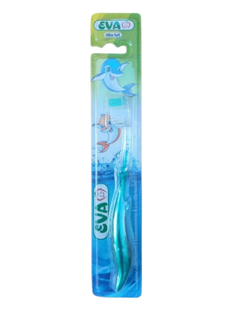 Eva Ultra Soft Multi-Colored Children's Toothbrush