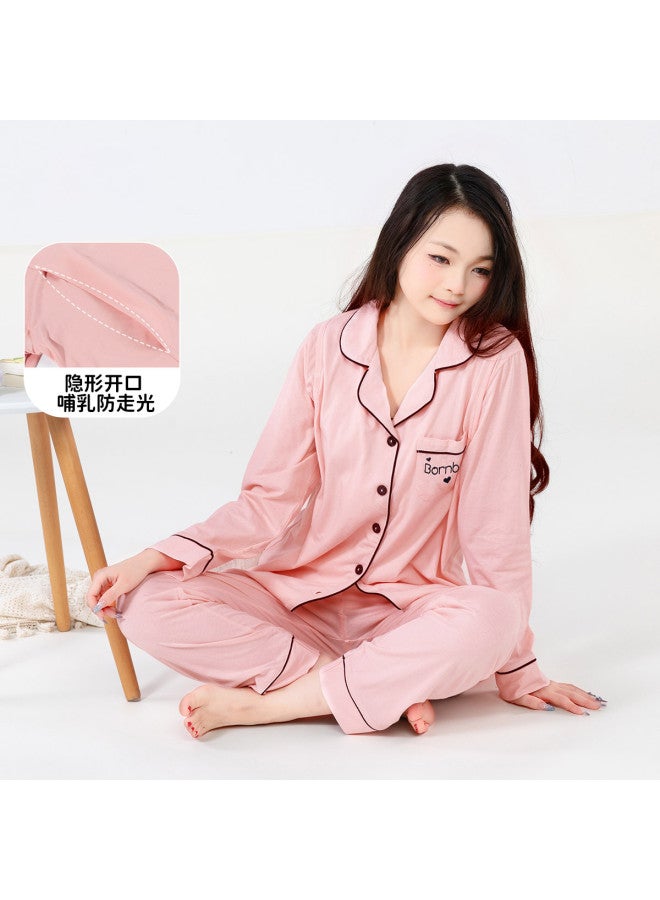 Bornbay spring/autumn 2-in-1 Pregnancy Lounge Wear - Soft Stretchy Two-piece Outfit - Image 5