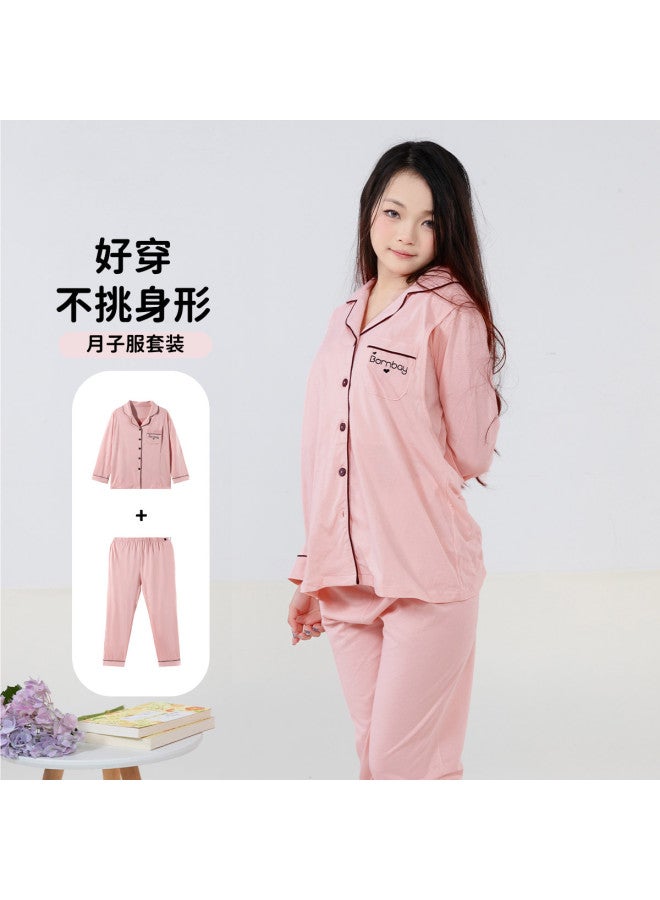 Bornbay spring/autumn 2-in-1 Pregnancy Lounge Wear - Soft Stretchy Two-piece Outfit - Image 4
