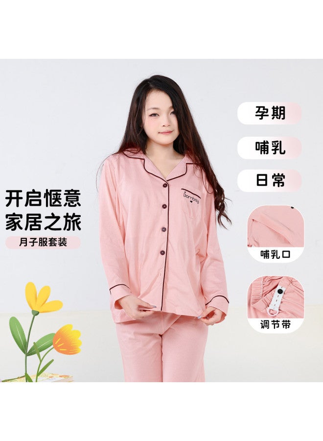Bornbay spring/autumn 2-in-1 Pregnancy Lounge Wear - Soft Stretchy Two-piece Outfit - Image 2