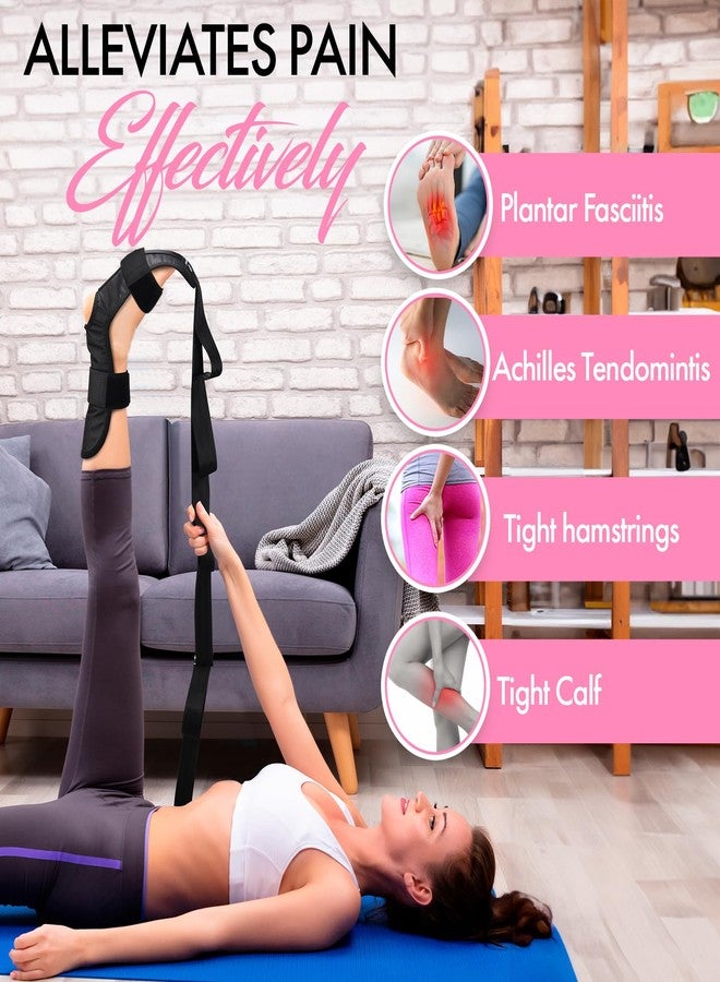 Zenmarkt Stretch Strap with Loops for Foot and Calf - Ideal for Physical Therapy, Achilles Tendonitis Relief, and Plantar Fasciitis - Perfect for Yoga, Gymnastics, and Flexibility Training - Image 4