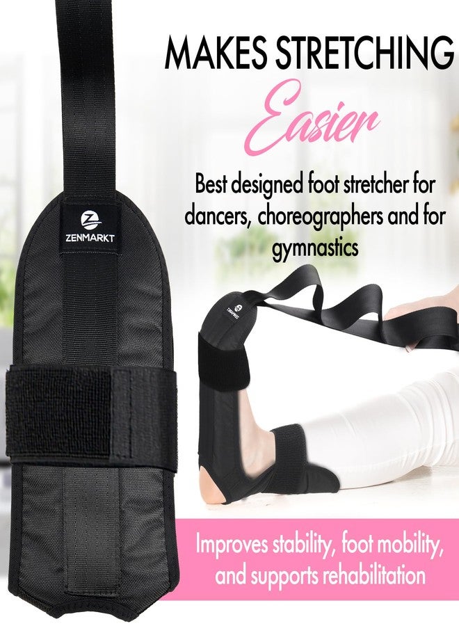 Zenmarkt Stretch Strap with Loops for Foot and Calf - Ideal for Physical Therapy, Achilles Tendonitis Relief, and Plantar Fasciitis - Perfect for Yoga, Gymnastics, and Flexibility Training - Image 5