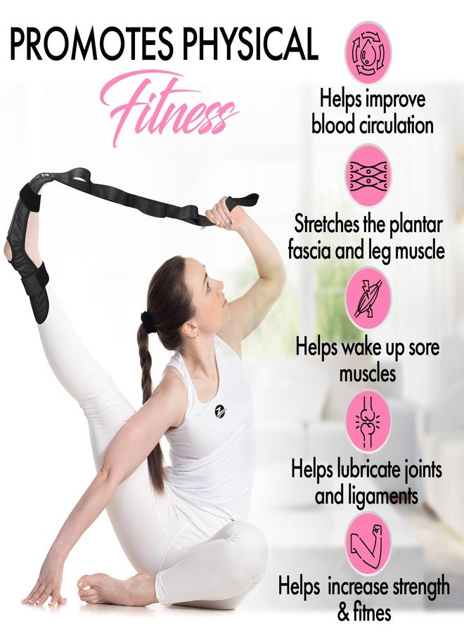 Zenmarkt Stretch Strap with Loops for Foot and Calf - Ideal for Physical Therapy, Achilles Tendonitis Relief, and Plantar Fasciitis - Perfect for Yoga, Gymnastics, and Flexibility Training - Image 3