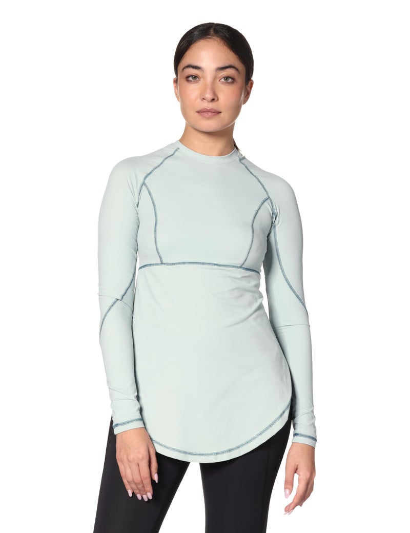 Libra Womens Long Sleeve Shirt Breeze Back