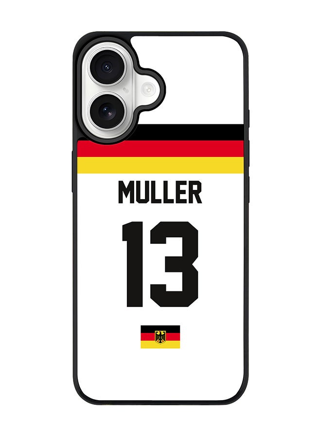 Stylizedd iPhone 17 Case, [Compatible with MagSafe] Slim Magnetic cover Phone Case iPhone 17 -Football - Germany,  Muller - Image 1