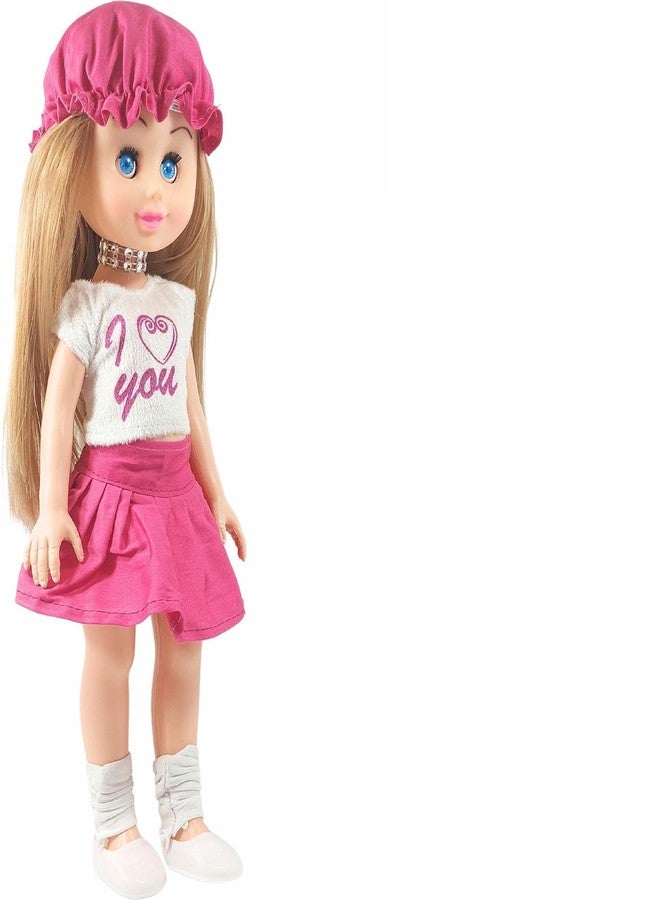Ladli Girl Doll in Western skult Dress with Accessories Suitable for Kids 2 Years (Multicolor) - Image 1