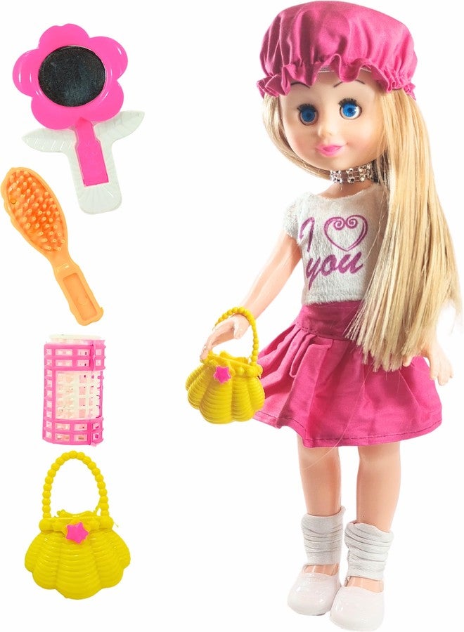 Ladli Girl Doll in Western skult Dress with Accessories Suitable for Kids 2 Years (Multicolor) - Image 3