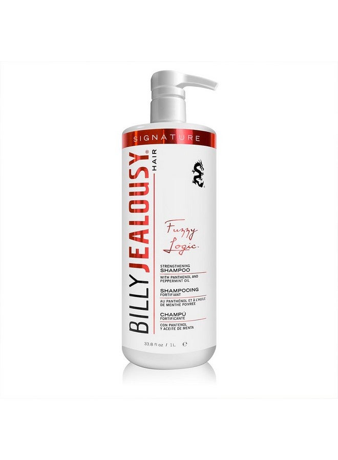 Billy Jealousy Fuzzy Logic Men'S Shampoo For Thinning Hair And Hair Loss, Peppermintinfused, With Dht Blockers To Prevent Hair Loss And Breakage, 33.8 Fl Oz  - Image 2