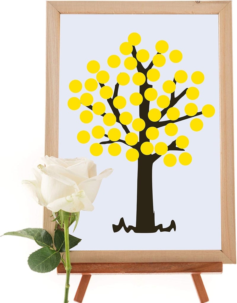 PARLAIM 1050 PCS 3/4 Inch Round Color-Code Dot Stickers, Color Coded Circle Stickers for Classroom, Office (Yellow) - Image 4