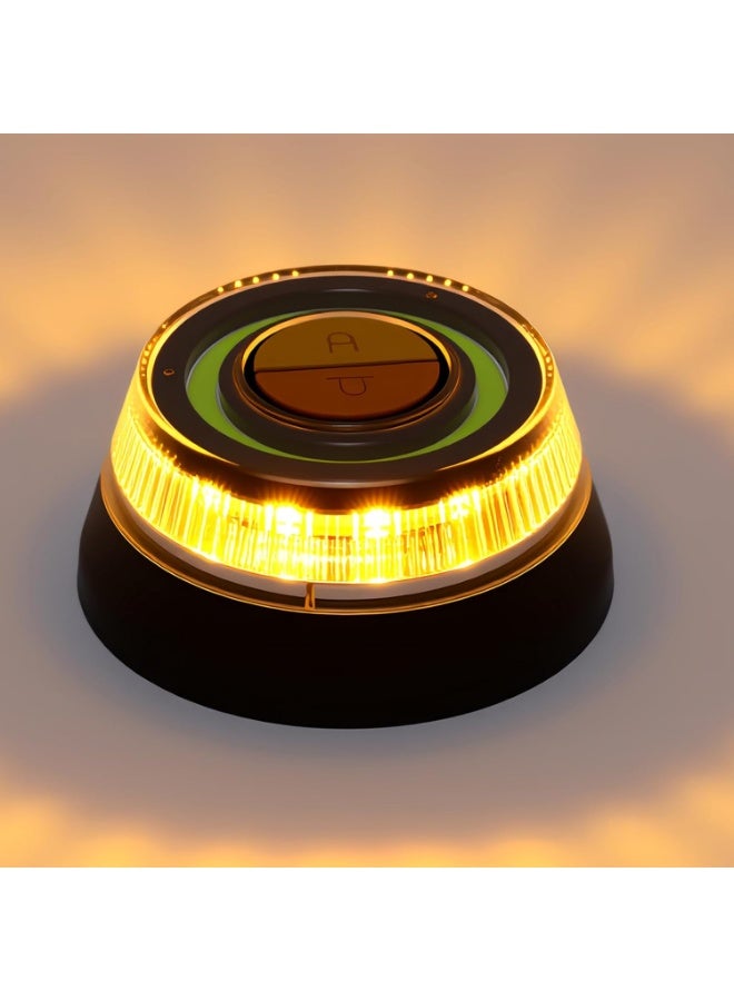 Magnetic Car Light | 3-level Double-Mode Auto Auxiliary Parts | Bright Strobe Light - for Service Work Motorcycle RV Snowplow Firefighter Boat Road Highway Fleet - Image 3