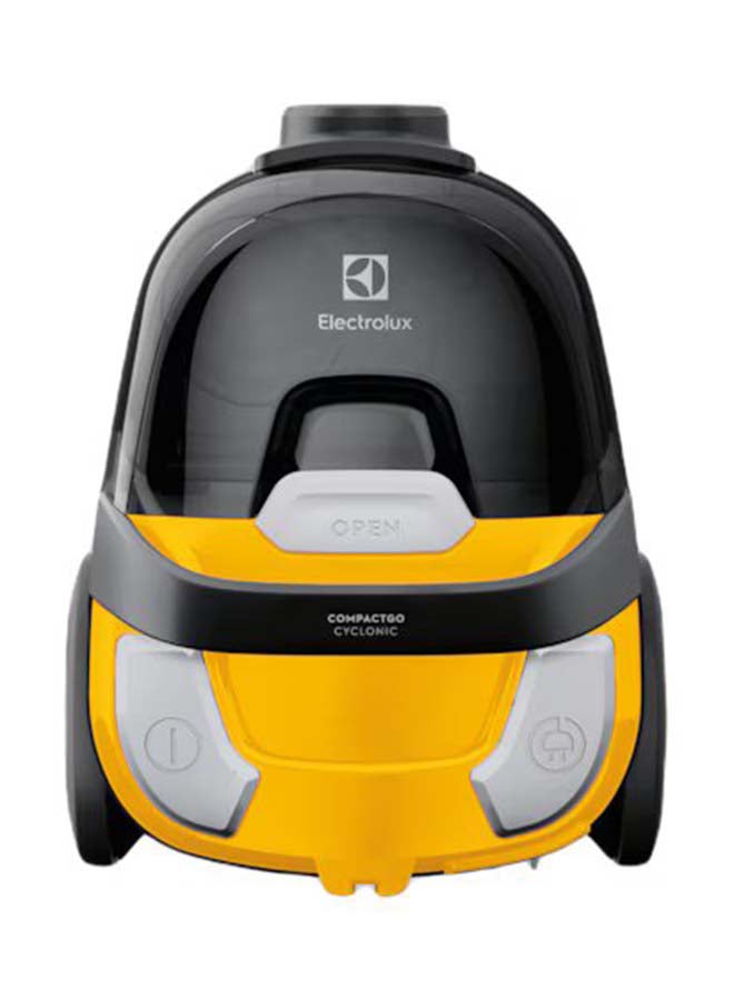 Electrolux CompactGo Bagless Canister Vacuum Cleaner, Light Weight With 2-In-1 Performance Nozzle, Hygienic HEPA Filter For Clean And Healthy Home, Easy-Empty Dust Container, Ideal For Home 1500 W Z1230 Sunflower Yellow/Black - Image 2