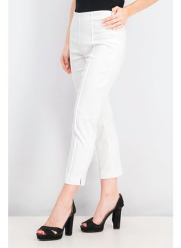 Tchibo Women Stretch Hose Pants, White  - Image 3
