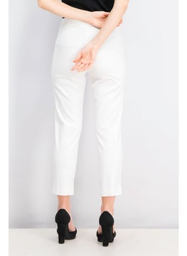 Tchibo Women Stretch Hose Pants, White  - Image 2