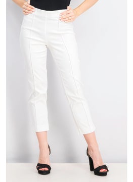 Tchibo Women Stretch Hose Pants, White  - Image 1
