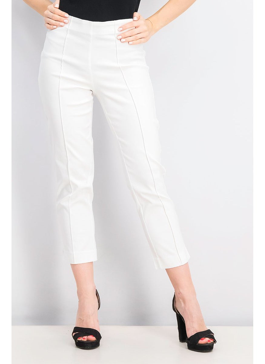 Tchibo Women Stretch Hose Pants, White  - Image 1